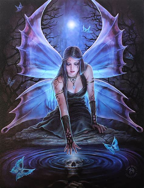 immortal flight canvas print  anne stokes gothic fantasy art fairy