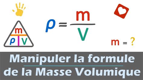 masse volumique manipulation de formule masse volume college lycee physique chimie
