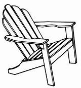 Chair Adirondack Chairs Clip Beach Clipart Outline Drawing Silhouette Back Draw Google Svg Watercolor Folding Line Cliparts Clipground Drawings Search sketch template