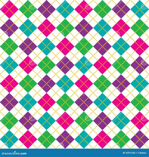 bright argyle pattern stock photo image