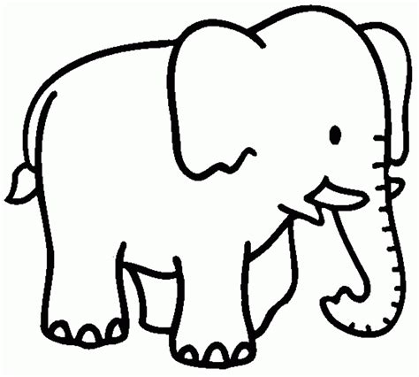 elephant coloring pages easy clip art library