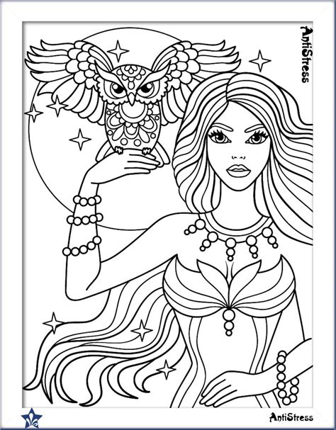 ideas  coloring pages  girls  adults home family