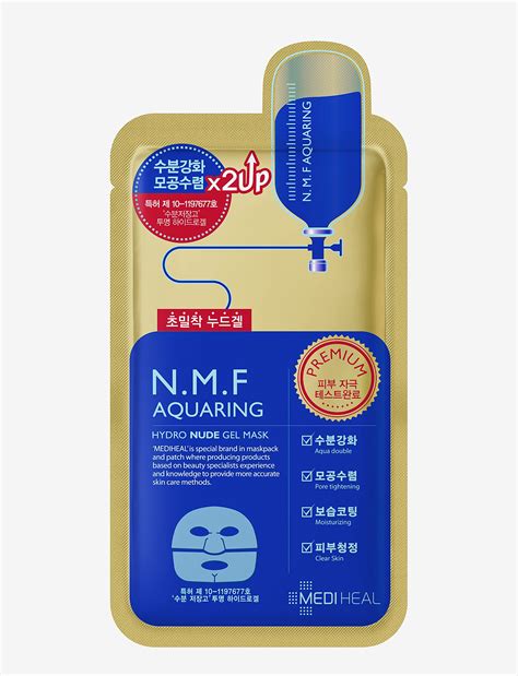 mediheal mediheal nmf aquaring nude gel mask clear  booztcom