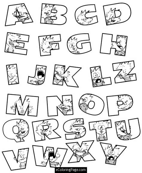 alphabet coloring pages  preschoolers coloring home