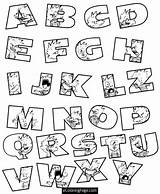 Coloring Alphabet Printable Pages Kids Popular sketch template