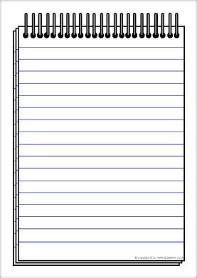 notepad writing template sb writing lists list template