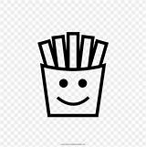 Fries Papas Fritas Mcdonald Patatine Batata Fritte Frita French Colorare Frying Disegni Mcdonalds sketch template