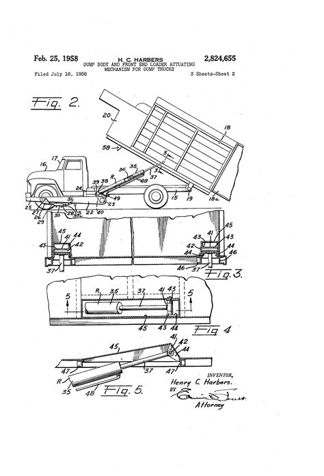patent  dump body  front  loader actuating mechanism  dump trucks google