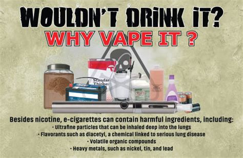 Why Vape It Poster Prevention Awareness Promotional Products