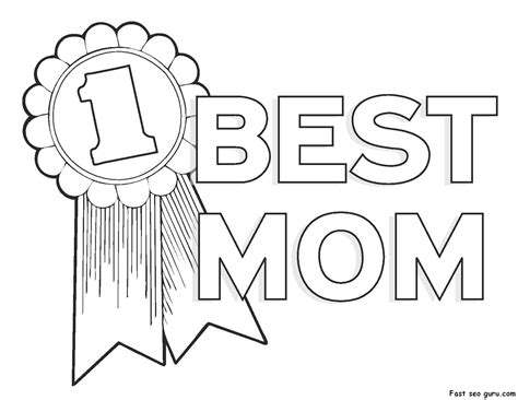 coloring page mothers day  holidays  special occasions
