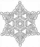 Flocon Mandala Coloriage sketch template