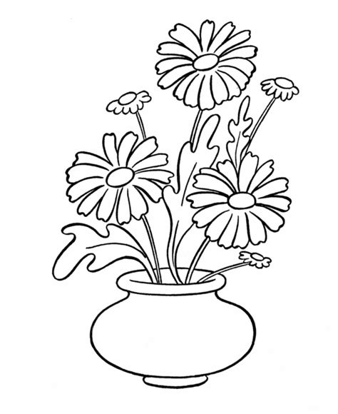flower vase coloring pages google search coloring pages pinterest