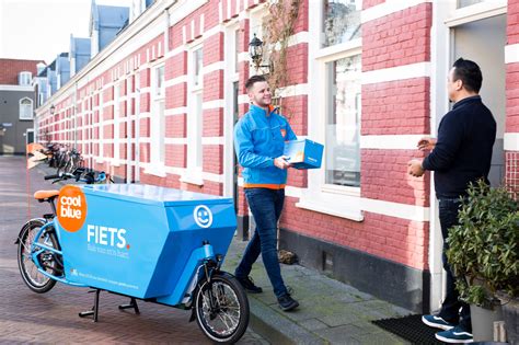 coolblue start eigen bezorgservice  fiets  belgie coolbluefietst
