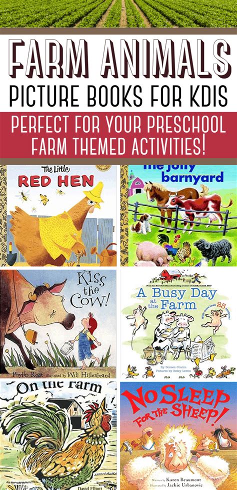 awesome farm animal books  preschoolers  enjoy