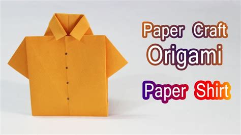 diy origami shirt    paper shirt shirt  paper kids