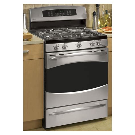 shop ge profile    burner freestanding gas range color stainless steel  lowescom