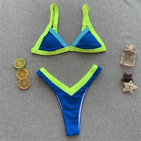2021 Bikinx High Cut Micro Bikini Set 2019 Triangle Swimsuit Push Up
