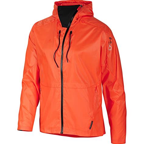 adidas  sytle windbreaker climaproof jacket warning orange ebay
