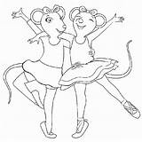 Ballet Coloring Pages Print sketch template