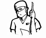 Surgeon Coloring Pages sketch template