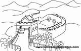 China Wall Great Coloring Pages Book Kids Printable Color Print Getcolorings sketch template