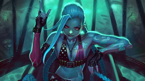 jinx league of legends wallpaper hd 1920x1080 league of legends