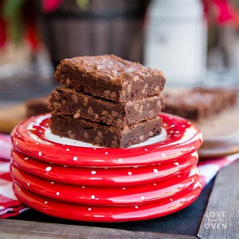 easy brownies   cocoa powder love   oven