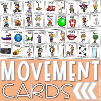 brain break movement cards   perfect
