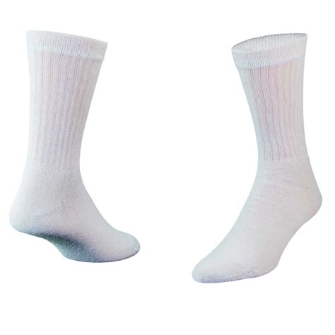 alabama socks american  athletic white cotton athletic crew socks  pair pack walmart