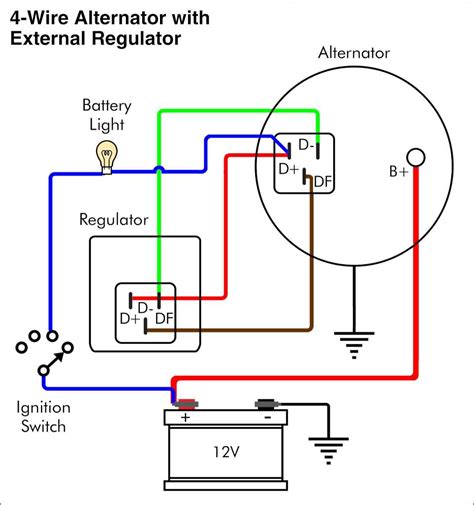 vw alternator wiring diagram