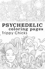 Coloring Trippy Surrealism sketch template