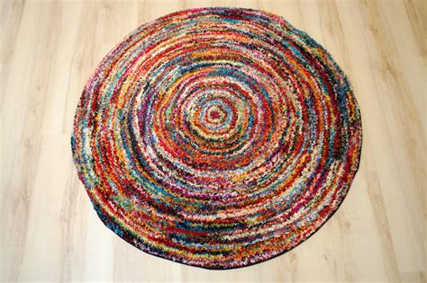 teppich multicolor designer   modern xcm rund bunt ebay