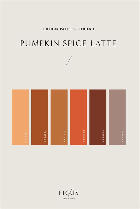pumpking spice colour palette in 2023 orange color palettes house