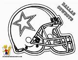 Coloring Pages Cowboys Football Helmet Dallas Nfl Helmets Kids Printable Bay Boys Color Packers Book Cowboy Team Green Print Gif sketch template