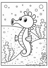Seahorse Coloring Pages 2021 sketch template
