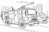 Pompier Camion Pompiers Fire Coloriages Colorier Mashiny Enfants Ko sketch template