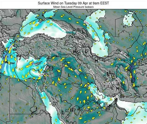 syria surface wind  saturday    pm eest