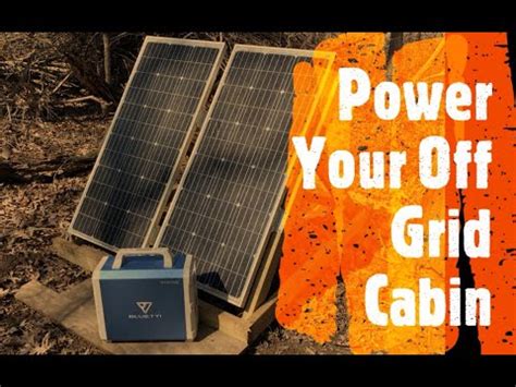 easy  grid power  grid cabin power youtube