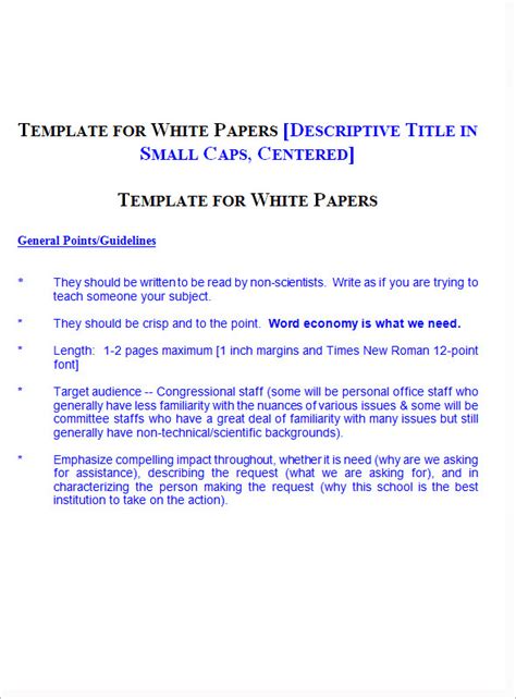 white paper templates   ms word