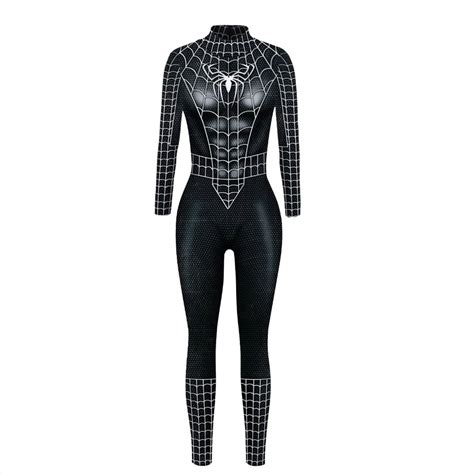 woman sexy spider costume spider girl spiderman costumes