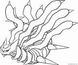 Pokemon Coloring Giratina Legendary Pages Rare Rayquaza Electricity Coloring4free Arbok Dialga Palkia Groudon Drawing Printable Color Print Getcolorings Getdrawings Moltres sketch template