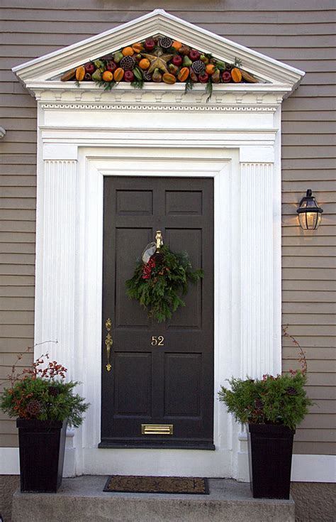 colonial simple    front door molding front door trim front door entrance door