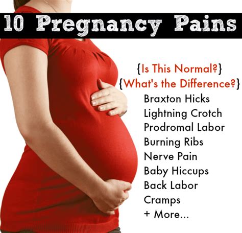 10 Pregnancy Pains Bh Contractions Pains Hiccups Cramps Nerves