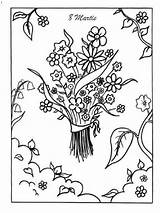 Mamei Ziua Colorat Martie Planse Dibujos Primavera Madre Colorare Muttertag Disegni Fise Fiore Blumen Felicitari Desenat Desene Multe Idibujos Ordnung sketch template