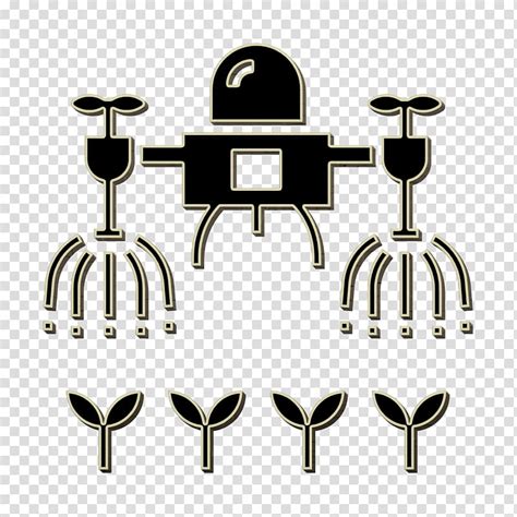 drone icon farm icon future icon robot icon spray icon watering icon blackandwhite symbol