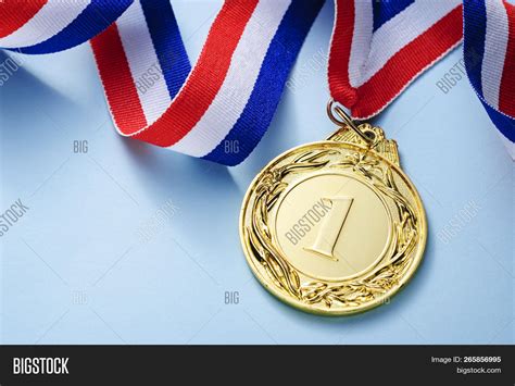 gold medal  place image photo  trial bigstock
