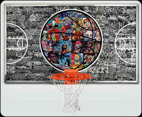 art of basketball covering street art and graffiti
