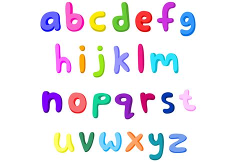 teach lowercase letters  kids examples usage