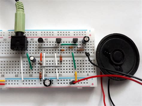 audio amplifier  common transistors  transistor