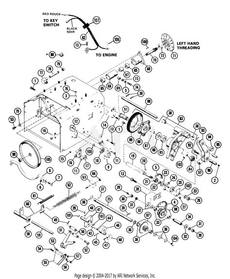 ariens    st hp tec  blower parts diagram  tractor parts